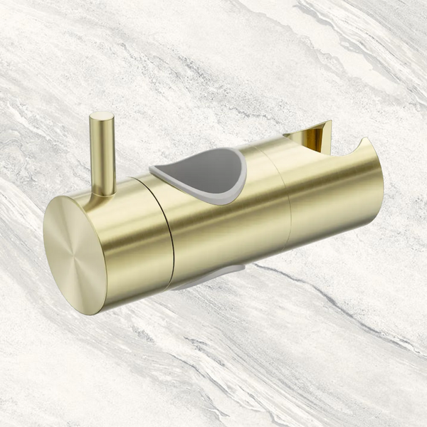 Nero Slider For Mecca Care 25mm Grab Rail and Adjustable Shower Rail Set 900mm Brushed Gold