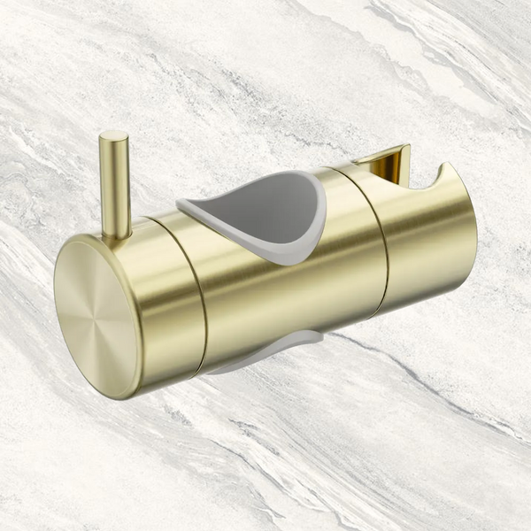 Nero Slider For Mecca Care 32mm Grab Rail Shower Rail Set Brushed Gold