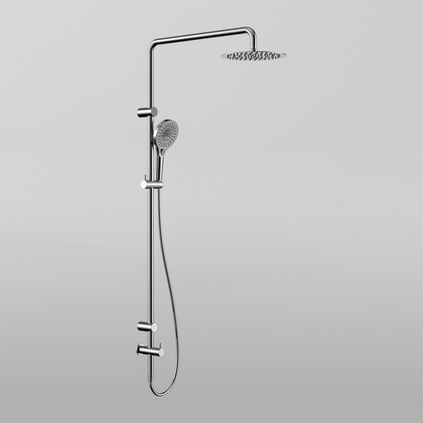 Nero Mecca Care 25mm Grab Rail 900mm Twin Shower Set Chrome