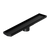 Nero Tile Insert V Channel 600x106mm Floor Grate 80mm Outlet Matte Black