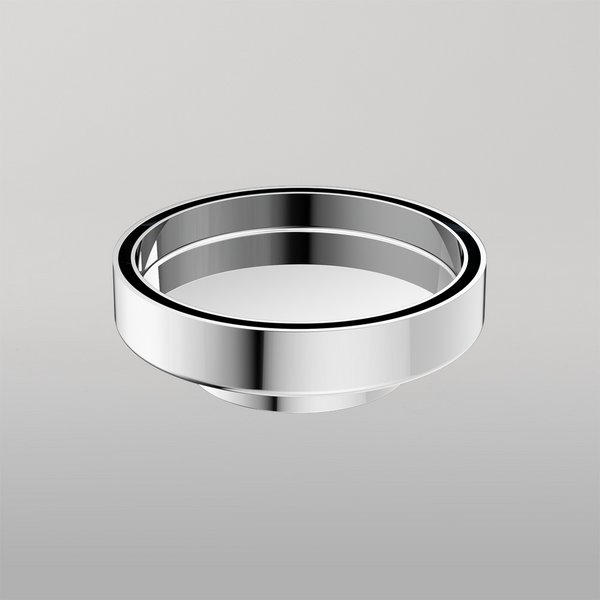 Nero 130mm Round Tile Insert Floor Waste 80mm Outlet Chrome