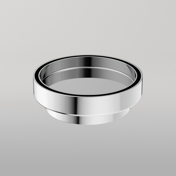 Nero 130mm Round Tile Insert Floor Waste 100mm Outlet Chrome