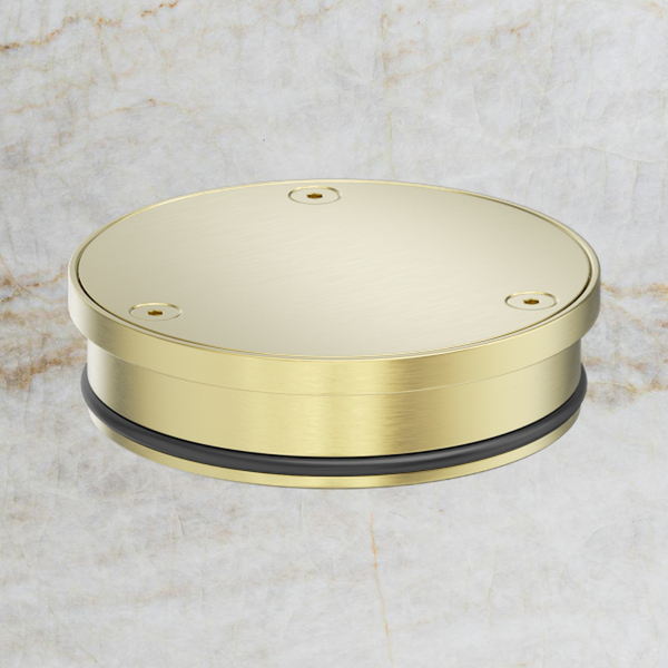 Nero 316L Stainless Steel Round Clear Out 100mm Outlet Brushed Gold