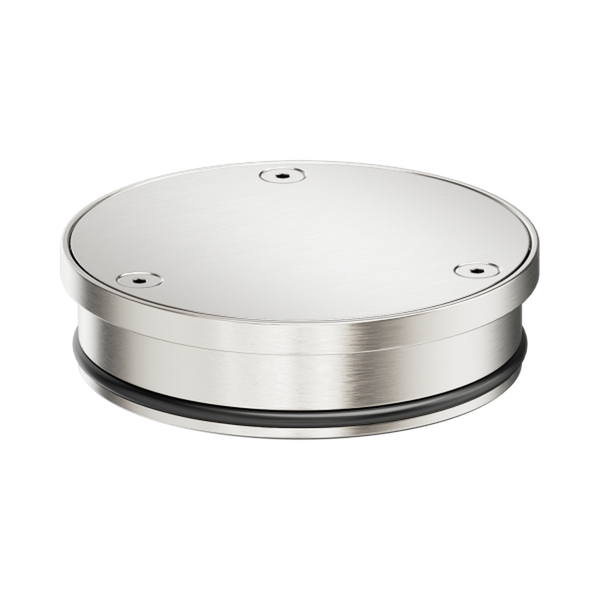 Nero 316L Stainless Steel Round Clear Out 100mm Outlet Brushed Nickel