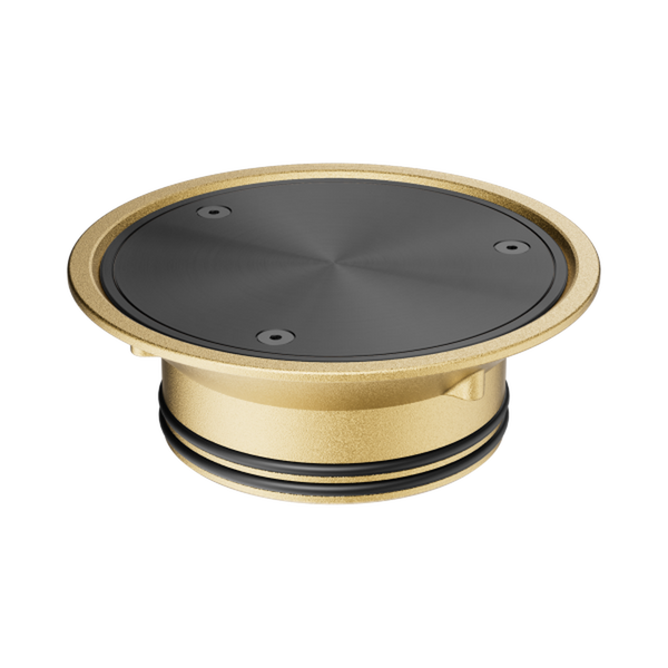 Nero Vinyl Floor Clean-Out to Suit 100mm Outlet Gunmetal