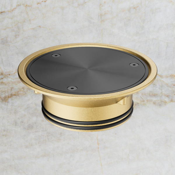 Nero Vinyl Floor Clean-Out to Suit 100mm Outlet Gunmetal