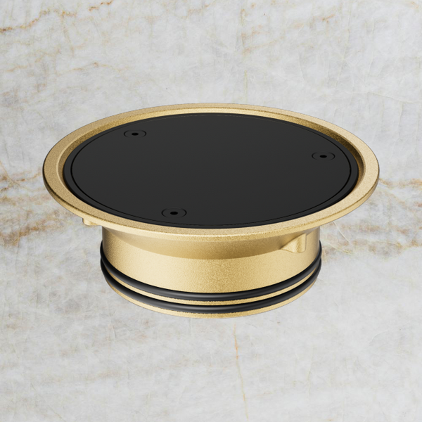 Nero Vinyl Floor Clean-Out to Suit 100mm Outlet Black