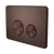 Nero In Wall Toilet Push Plate Rome Bronze