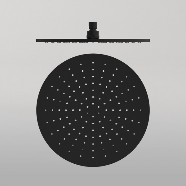 Nero 300mm Round Shower Head Matte Black