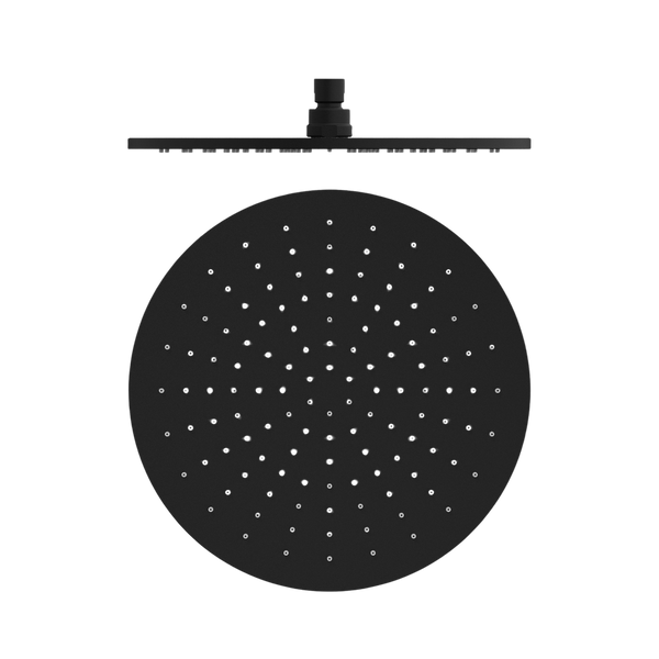 Nero 300mm Round Shower Head Matte Black