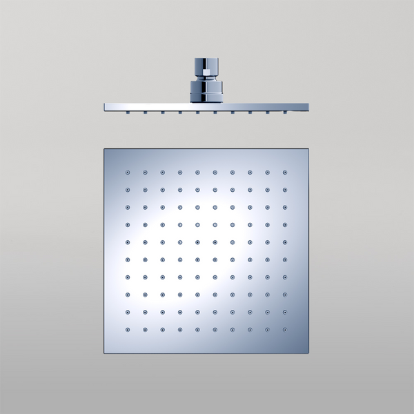 Nero 200mm Square Shower Head Chrome