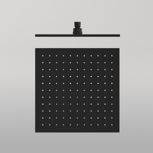 Nero 300mm Square Shower Head Matte Black