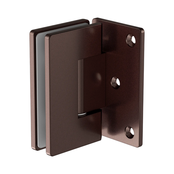 Nero 90 Degree Glass To Wall Shower Hinge 10mm Glass Rome Bronze