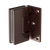 Nero 90 Degree Glass To Wall Shower Hinge 10mm Glass Rome Bronze