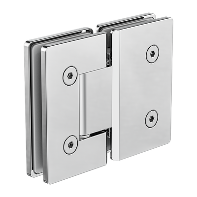 Nero 180 Degree Glass To Glass Shower Hinge 10mm Glass Chrome