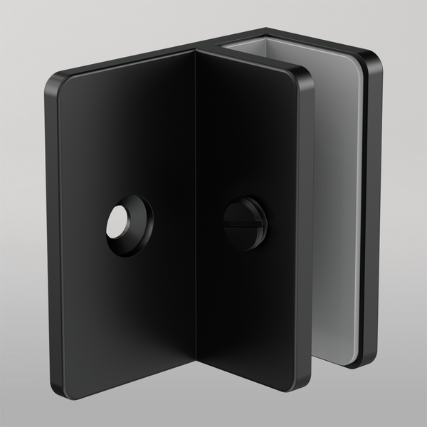 Nero Shower F Bracket 10mm Glass Matte Black