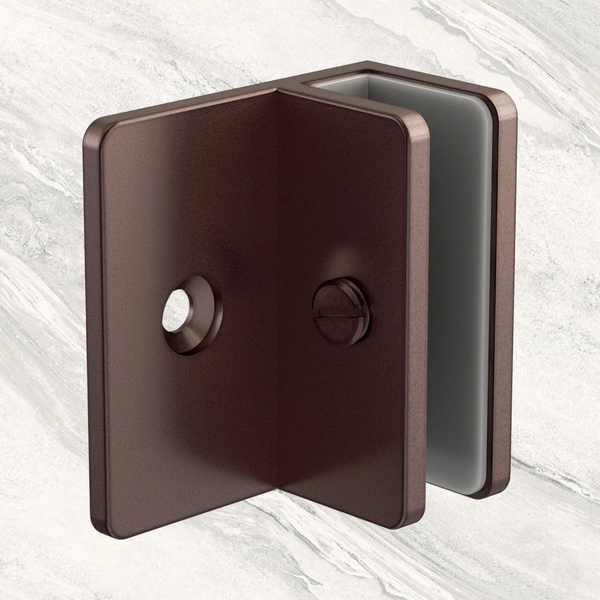 Nero Shower F Bracket 10mm Glass Rome Bronze