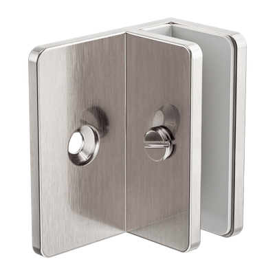 Nero Shower F Bracket 10mm Glass Brushed Nickel