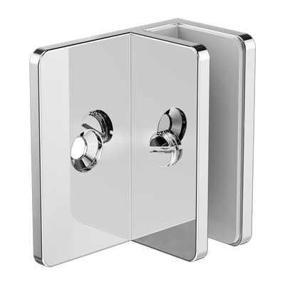 Nero Shower F Bracket 10mm Glass Chrome