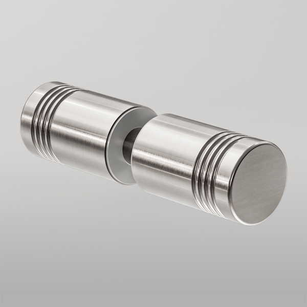 Nero Round Shower Knob Brushed Nickel