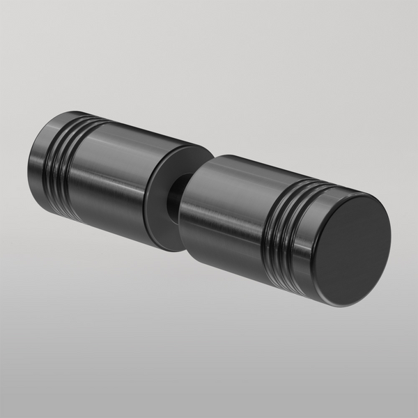Nero Round Shower Knob Gunmetal