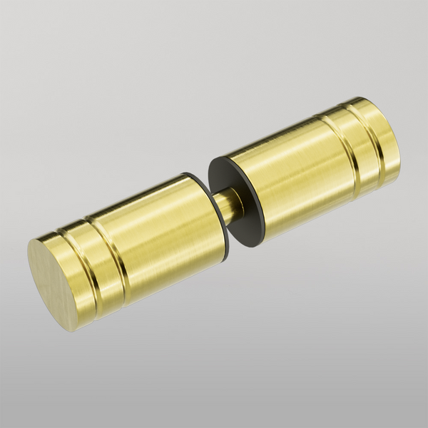 Nero Round Shower Knob Brushed Gold