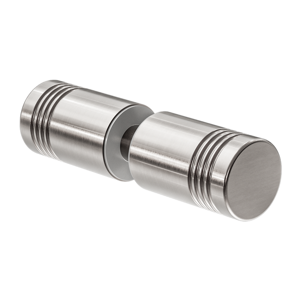 Nero Round Shower Knob Brushed Nickel