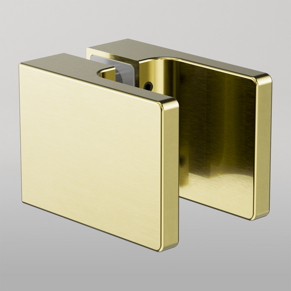Nero Square Shower Knob Handle Brushed Gold