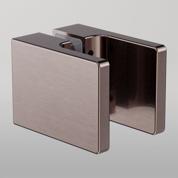Nero Square Shower Knob Handle Brushed Bronze