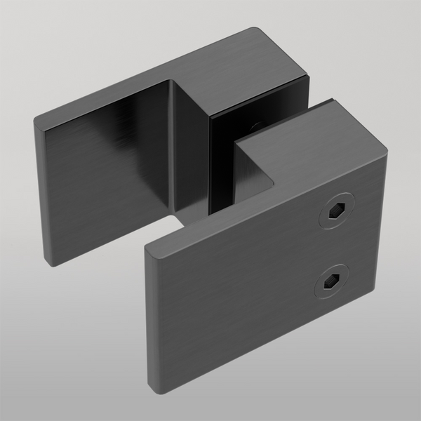 Nero Square Shower Knob Handle Gun Metal