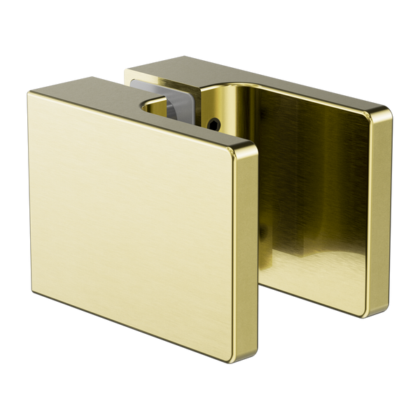 Nero Square Shower Knob Handle Brushed Gold