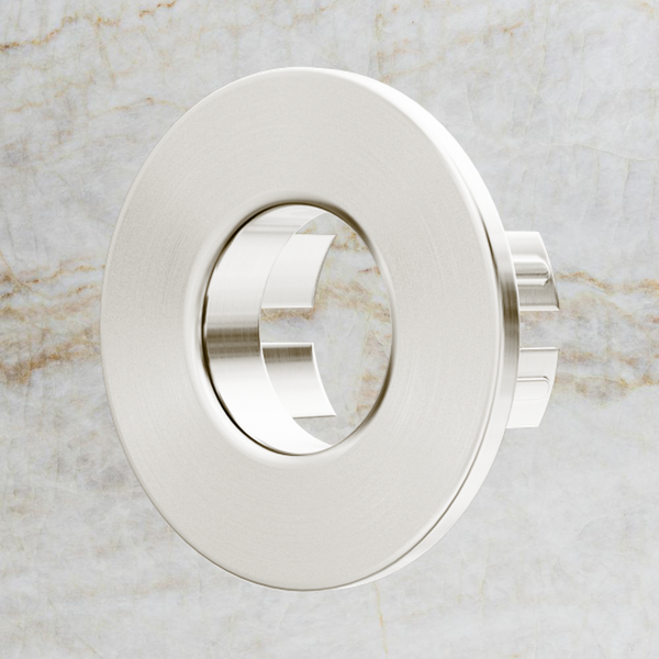 Nero Basin Overflow Ring Metal Brushed Nickel