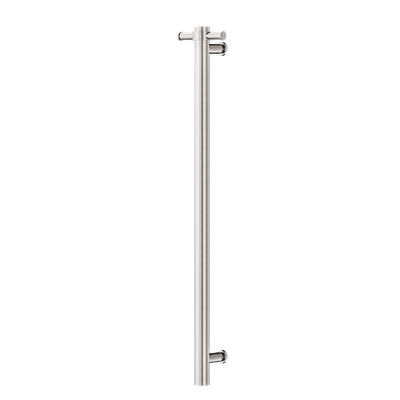 Nero Non-Heated Vertical Towel Rail 900mm Brushed Nickel