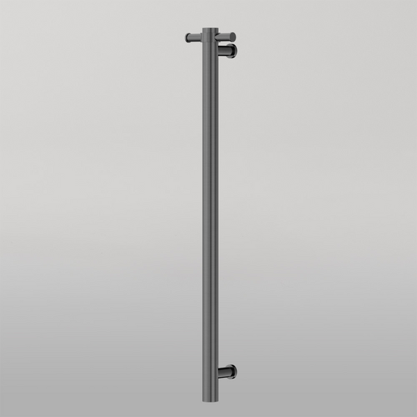 Nero Non-Heated Vertical Towel Rail 900mm Gunmetal