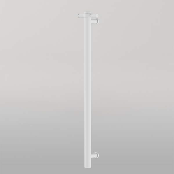 Nero Non-Heated Vertical Towel Rail 900mm Matte White