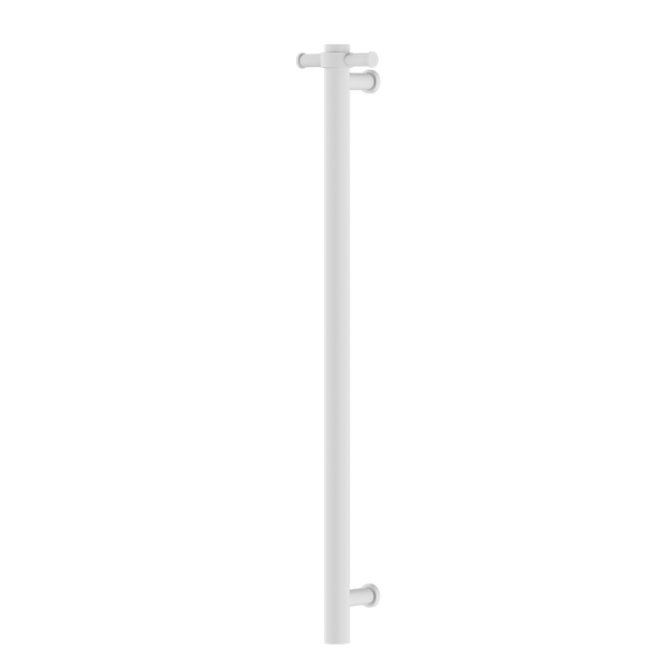 Nero Non-Heated Vertical Towel Rail 900mm Matte White