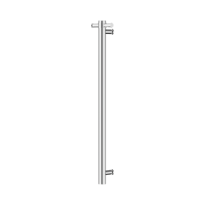 Nero Mecca 12V Single Vertical Heated Towel Rail Chrome