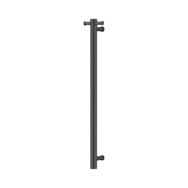 Nero Mecca 12V Single Vertical Heated Towel Rail Gunmetal