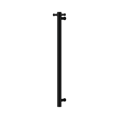 Nero Mecca 12V Single Vertical Heated Towel Rail Matte Black