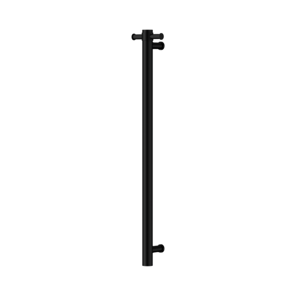 Nero Mecca 12V Single Vertical Heated Towel Rail Matte Black