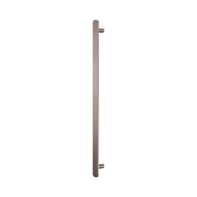 Nero Bianca 12V Single Vertical Heated Towel Rail Brushed Bronze
