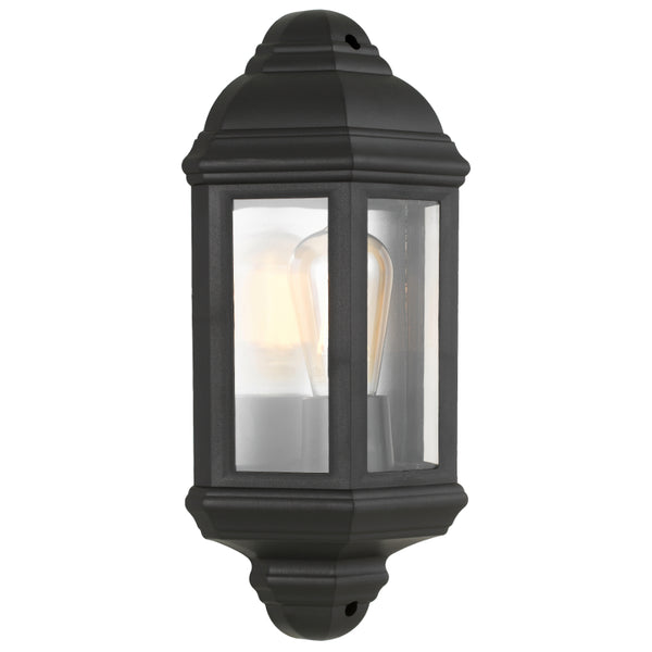 Telbix Odin Exterior Wall Light Black