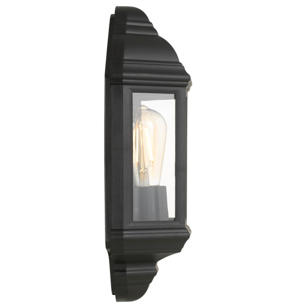 Telbix Odin Exterior Wall Light Black