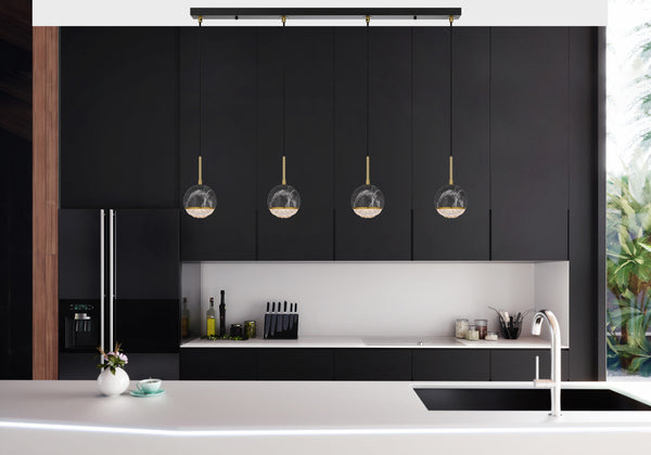 Telbix Oneta 4 Lights Pendant Black