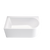 Caroma Origin 1500 Left Hand Corner Bath White