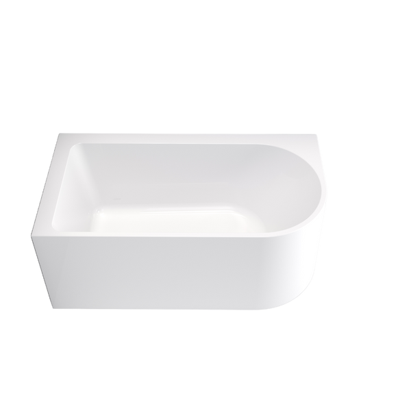 Caroma Origin 1500 Left Hand Corner Bath White