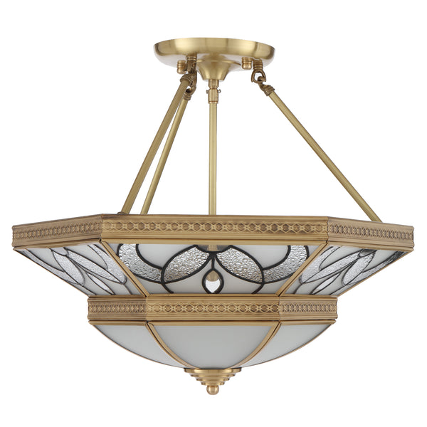 Telbix Orista Pendant CTC Brass