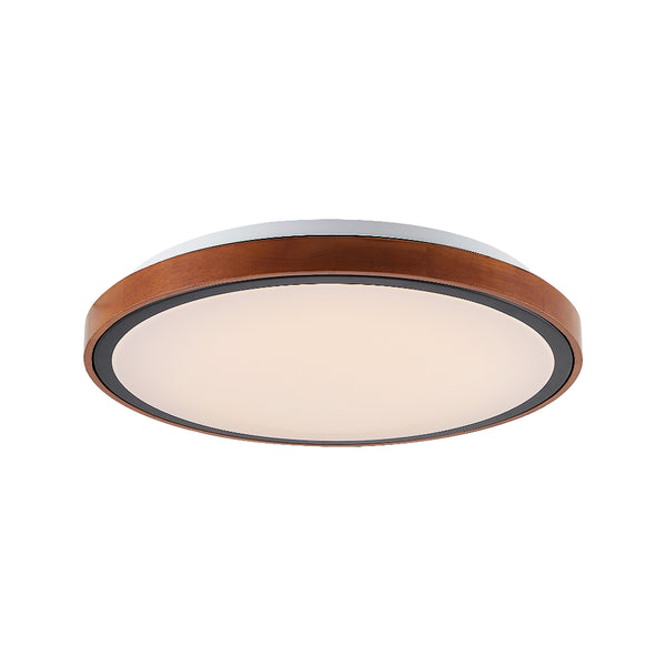 Telbix Orlin 12W Led Oyster Walnut