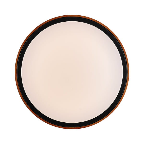 Telbix Orlin 24W Led Oyster Walnut