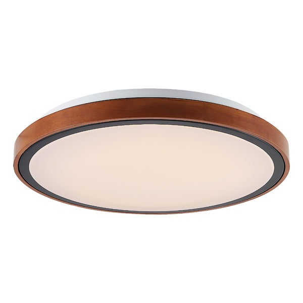 Telbix Orlin 36W Led Oyster Walnut